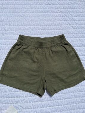 Old Navy Olive Green Athletic Waistband Shorts